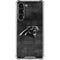 NFL Carolina Panthers Black & White Galaxy S23 Plus Clear Case
