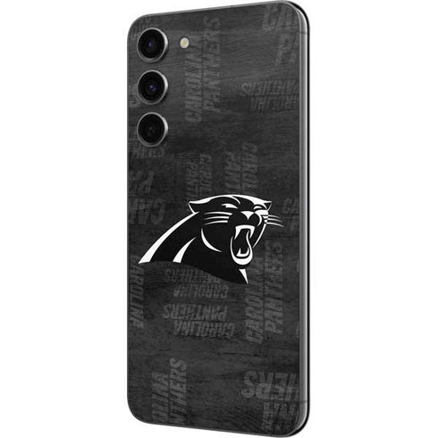 NFL Carolina Panthers Black & White Galaxy S23 Plus Skin