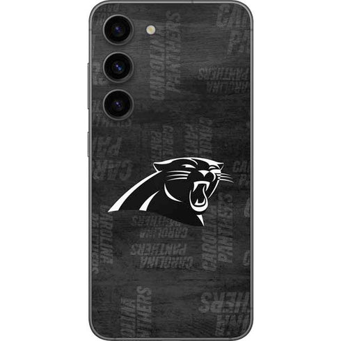 NFL Carolina Panthers Black & White Galaxy S23 Skin