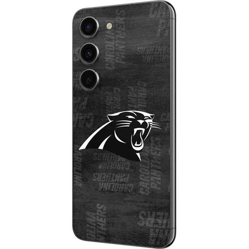 NFL Carolina Panthers Black & White Galaxy S23 Skin