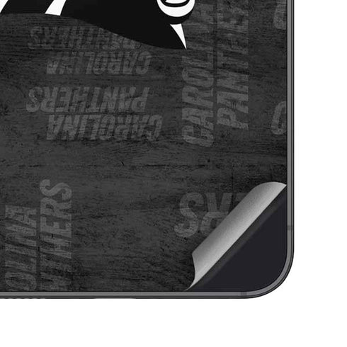 NFL Carolina Panthers Black & White Galaxy S23 Skin