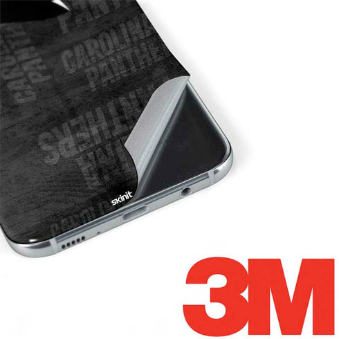 NFL Carolina Panthers Black & White Galaxy S8 Skin
