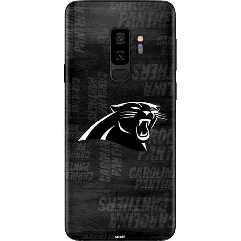 NFL Carolina Panthers Black & White Galaxy S9 Plus Skin