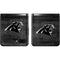 NFL Carolina Panthers Black & White Galaxy Z Flip Skin