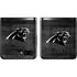NFL Carolina Panthers Black & White Galaxy Z Flip Skin