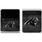 NFL Carolina Panthers Black & White Galaxy Z Flip3 5G Skin