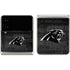NFL Carolina Panthers Black & White Galaxy Z Flip3 5G Skin
