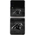 NFL Carolina Panthers Black & White Galaxy Z Flip3 5G Skin
