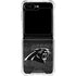 NFL Carolina Panthers Black & White Galaxy Z Flip5 5G Clear Case