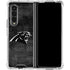NFL Carolina Panthers Black & White Galaxy Z Fold4 5G Clear Case