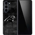 NFL Carolina Panthers Black & White Galaxy Z Fold5 5G Skin