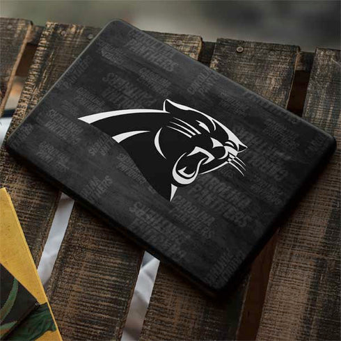 NFL Carolina Panthers Black & White Google Pixelbook Go Skin