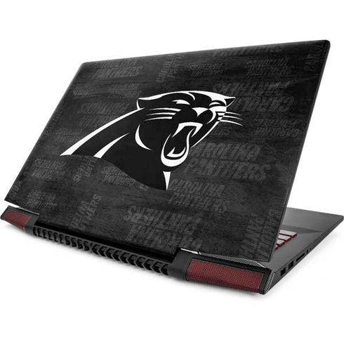 NFL Carolina Panthers Black & White Lenovo IdeaPad Skin
