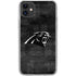 NFL Carolina Panthers Black & White iPhone 11 Clear Case