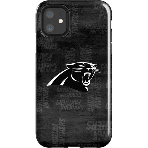 NFL Carolina Panthers Black & White iPhone 11 Impact Case