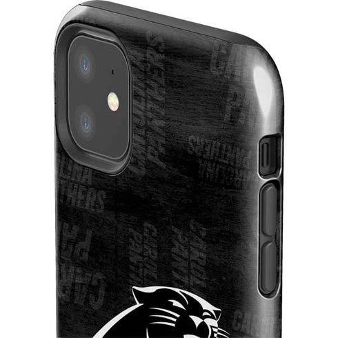 NFL Carolina Panthers Black & White iPhone 11 Impact Case