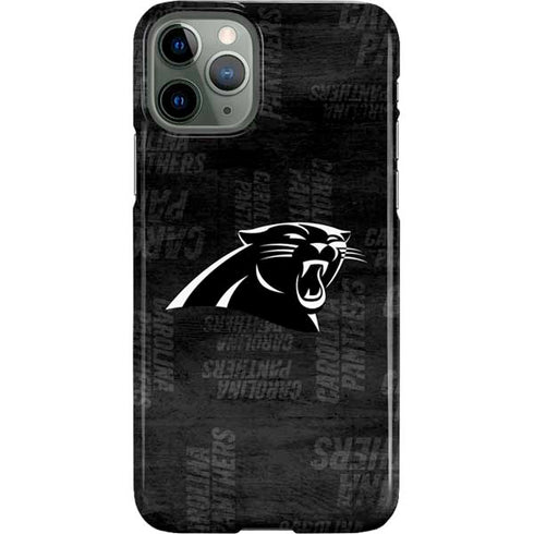 NFL Carolina Panthers Black & White iPhone 11 Pro Lite Case