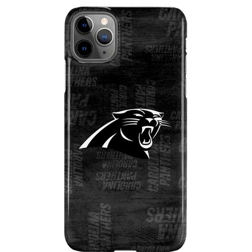 NFL Carolina Panthers Black & White iPhone 11 Pro Max Lite Case