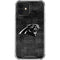 NFL Carolina Panthers Black & White iPhone 12 Clear Case