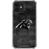 NFL Carolina Panthers Black & White iPhone 12 Clear Case