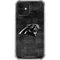 NFL Carolina Panthers Black & White iPhone 12 Mini Clear Case