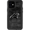 NFL Carolina Panthers Black & White iPhone 12 Mini Waterproof Case