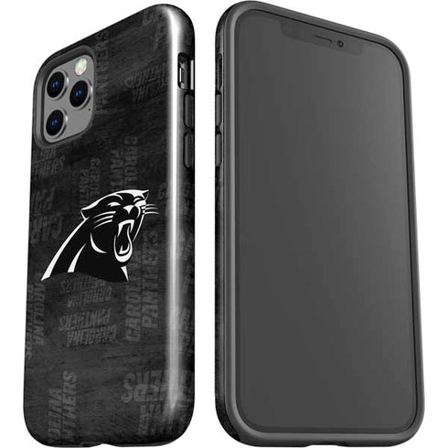 NFL Carolina Panthers Black & White iPhone 12 Pro Impact Case