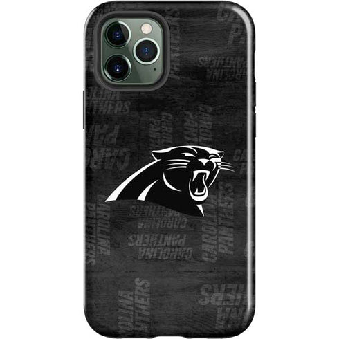 NFL Carolina Panthers Black & White iPhone 12 Pro Max Impact Case