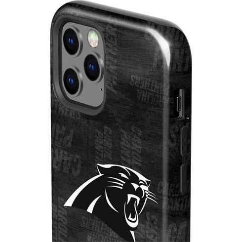 NFL Carolina Panthers Black & White iPhone 12 Pro Max Impact Case