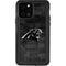 NFL Carolina Panthers Black & White iPhone 12 Pro Waterproof Case