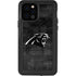 NFL Carolina Panthers Black & White iPhone 12 Pro Waterproof Case
