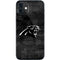 NFL Carolina Panthers Black & White iPhone 12 Skin