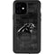 NFL Carolina Panthers Black & White iPhone 12 Waterproof Case