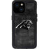 NFL Carolina Panthers Black & White iPhone 13 Mini Waterproof Case
