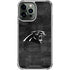 NFL Carolina Panthers Black & White iPhone 14 Pro Max Clear Case