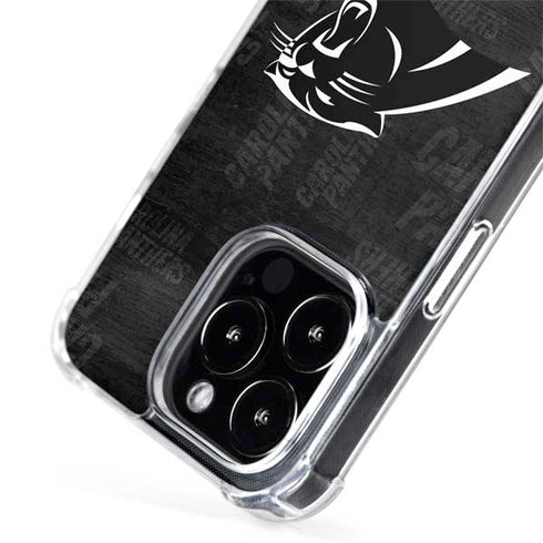 NFL Carolina Panthers Black & White iPhone 15 Pro Max MagSafe Case