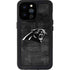 NFL Carolina Panthers Black & White iPhone 14 Pro Max Waterproof Case