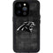 NFL Carolina Panthers Black & White iPhone 14 Pro Waterproof Case