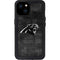 NFL Carolina Panthers Black & White iPhone 15 Plus Waterproof Case