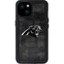 NFL Carolina Panthers Black & White iPhone 15 Plus Waterproof Case