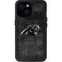 NFL Carolina Panthers Black & White iPhone 15 Waterproof Case