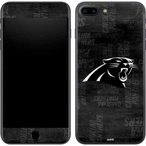 NFL Carolina Panthers Black & White iPhone 7 Plus Skin