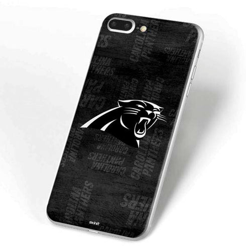 NFL Carolina Panthers Black & White iPhone 7 Plus Skin
