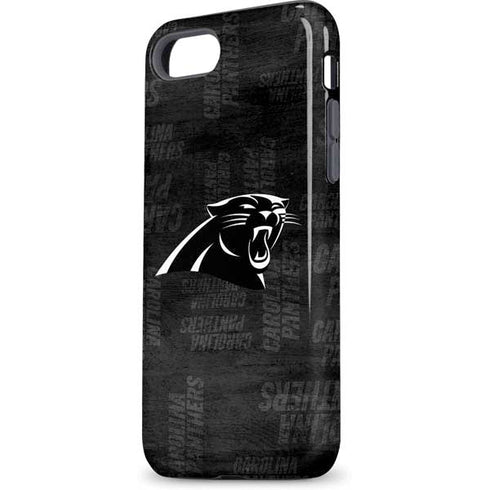NFL Carolina Panthers Black & White iPhone 7 Pro Case