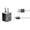 NFL Carolina Panthers Black & White iPhone Charger (5W USB) Skin