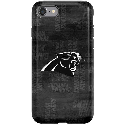 NFL Carolina Panthers Black & White iPhone SE (2nd & 3rd Gen) Pro Case
