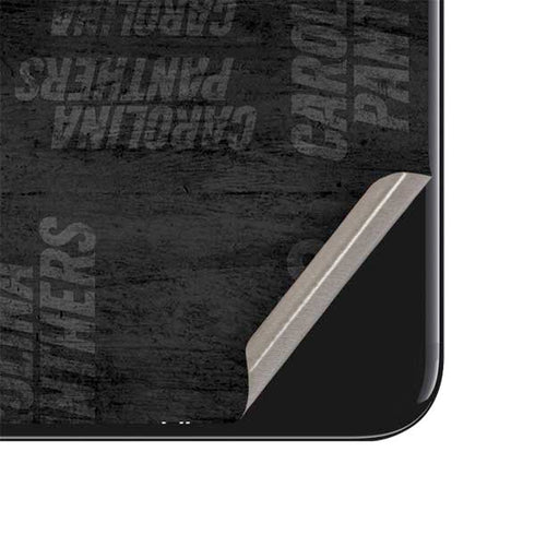 NFL Carolina Panthers Black & White iPhone SE (2nd & 3rd Gen) Skin