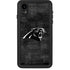 NFL Carolina Panthers Black & White iPhone XR Waterproof Case