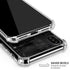 NFL Carolina Panthers Black & White iPhone XS Max Clear Case