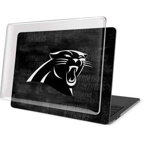 NFL Carolina Panthers Black & White MacBook Pro 13in (2020) Case plus Skin